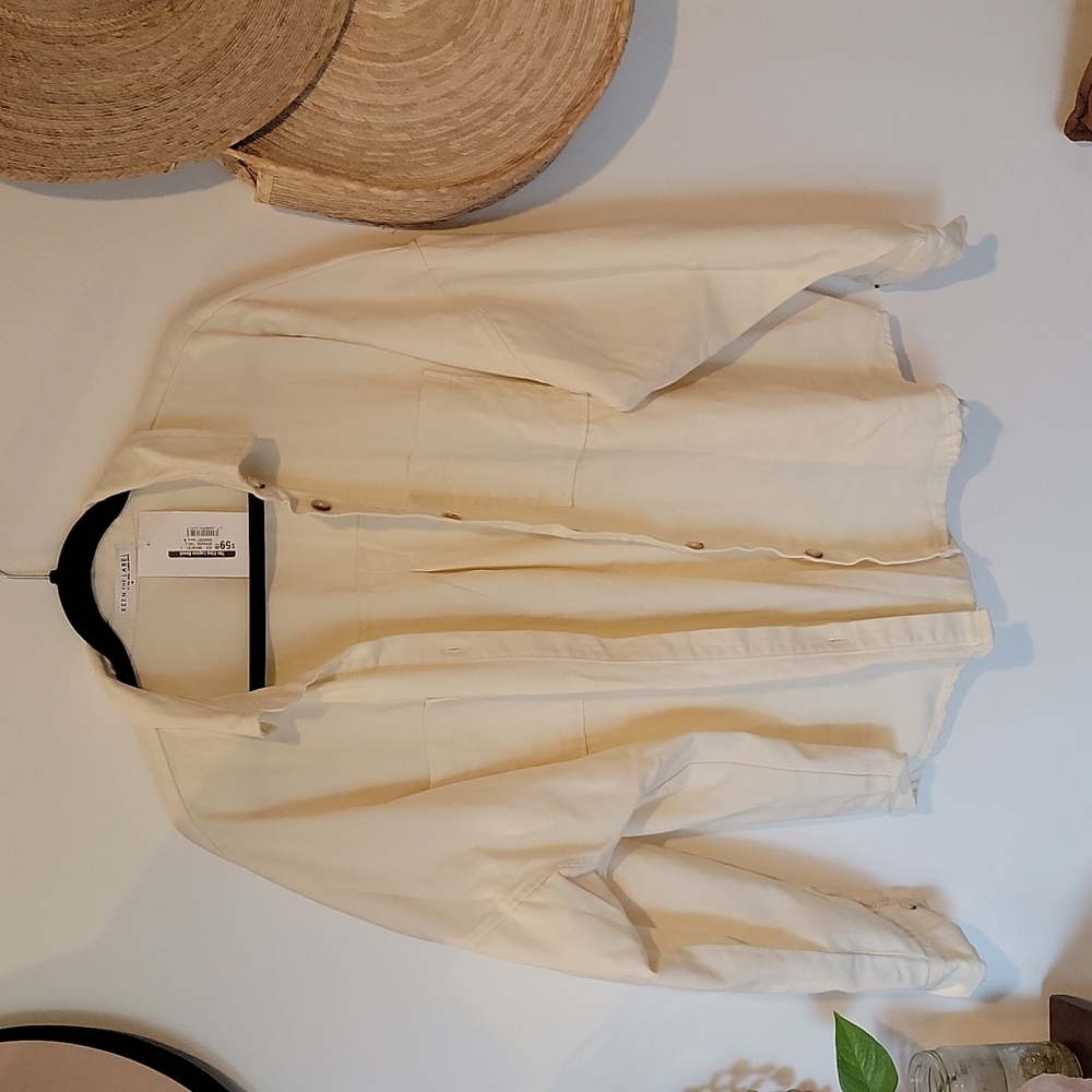 Keen the Label Twill Shacket